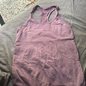 Swiftly tank heathered maroon